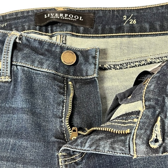 NWOT LIVERPOOL Jeans Company The Bootcut Dark Denim Jeans Women's Size 2/26 - Picture 7 of 16